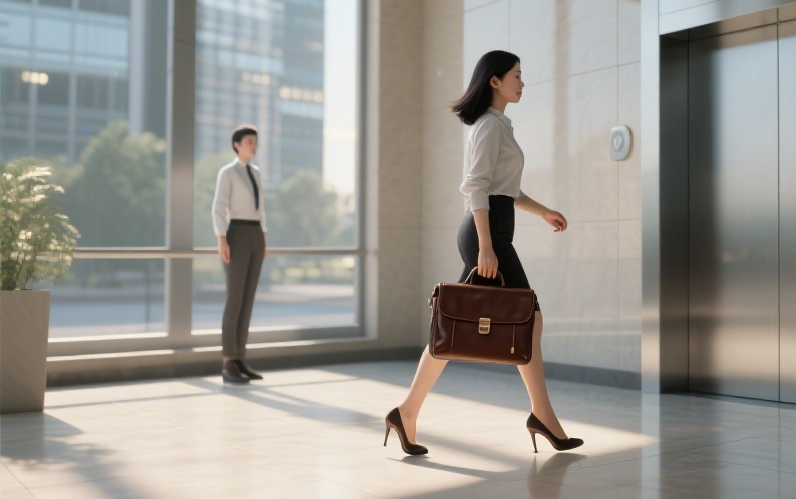 从写字楼晨光到签约时刻：这只包，是她的职场战友